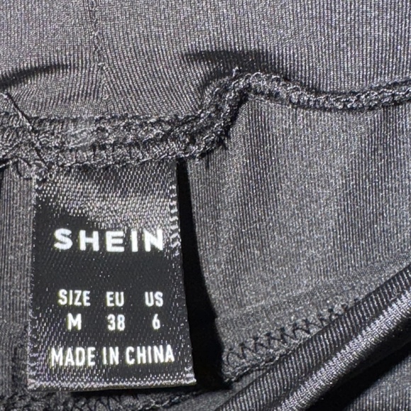 SHEIN Sxy Contrast Lace Flare Leg Pants - Picture 5 of 8